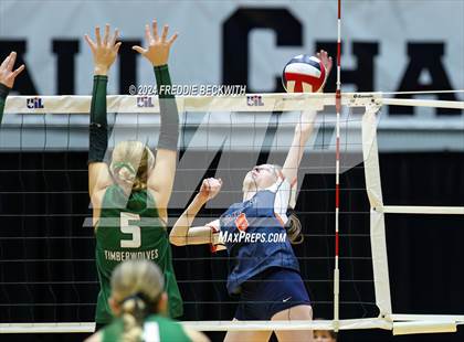 Thumbnail 3 in Cedar Park @ Wakeland (UIL 5A Volleyball Division II Final) photogallery.