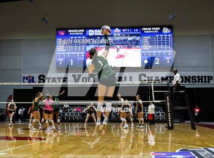 Thumbnail 2 in Cedar Park @ Wakeland (UIL 5A Volleyball Division II Final) photogallery.