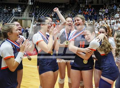 Thumbnail 3 in Cedar Park @ Wakeland (UIL 5A Volleyball Division II Final) photogallery.