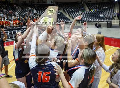 Thumbnail 1 in Cedar Park @ Wakeland (UIL 5A Volleyball Division II Final) photogallery.