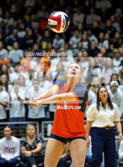 Thumbnail 3 in Cedar Park @ Wakeland (UIL 5A Volleyball Division II Final) photogallery.