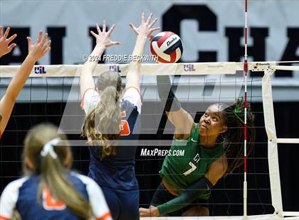 Thumbnail 1 in Cedar Park @ Wakeland (UIL 5A Volleyball Division II Final) photogallery.