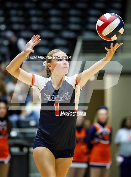 Thumbnail 3 in Cedar Park @ Wakeland (UIL 5A Volleyball Division II Final) photogallery.