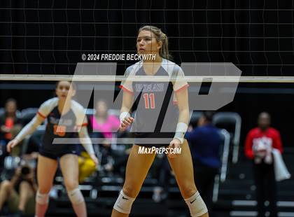 Thumbnail 3 in Cedar Park @ Wakeland (UIL 5A Volleyball Division II Final) photogallery.