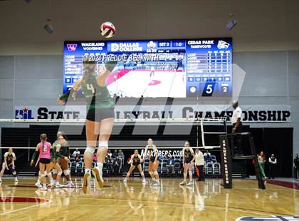 Thumbnail 2 in Cedar Park @ Wakeland (UIL 5A Volleyball Division II Final) photogallery.