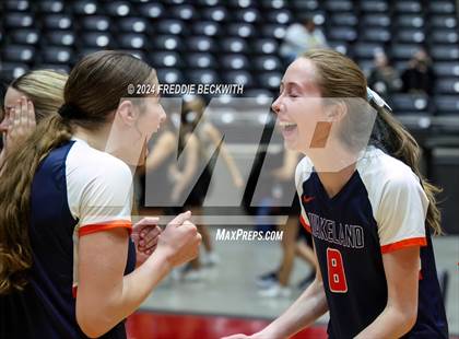 Thumbnail 2 in Cedar Park @ Wakeland (UIL 5A Volleyball Division II Final) photogallery.
