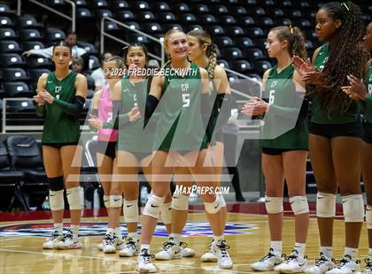 Thumbnail 3 in Cedar Park @ Wakeland (UIL 5A Volleyball Division II Final) photogallery.