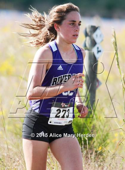 Thumbnail 2 in Class 3A District 7 Girls Cross County Meet photogallery.