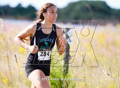 Thumbnail 1 in Class 3A District 7 Girls Cross County Meet photogallery.