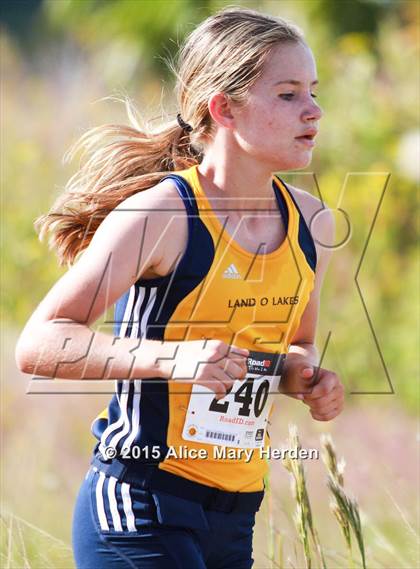 Thumbnail 1 in Class 3A District 7 Girls Cross County Meet photogallery.