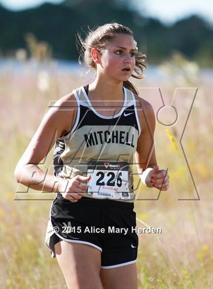Thumbnail 3 in Class 3A District 7 Girls Cross County Meet photogallery.