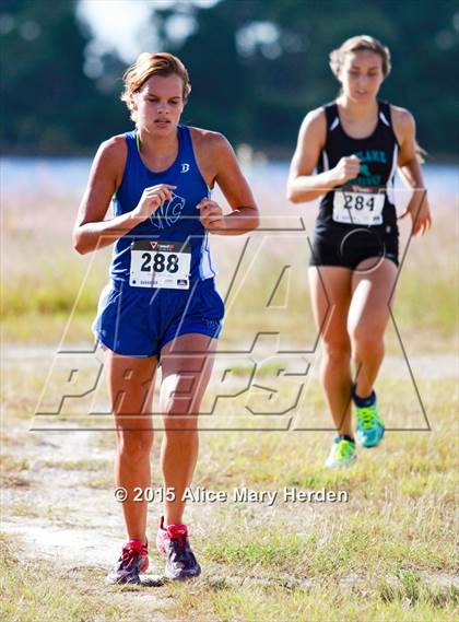 Thumbnail 3 in Class 3A District 7 Girls Cross County Meet photogallery.