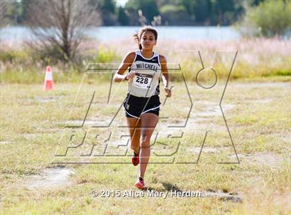 Thumbnail 2 in Class 3A District 7 Girls Cross County Meet photogallery.