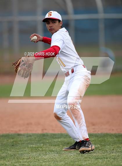 Thumbnail 2 in Seton Catholic vs Desert View (Lancer Baseball Classic) photogallery.