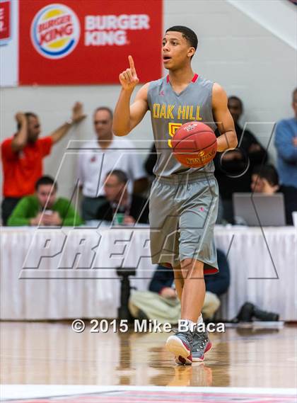 Thumbnail 2 in Villa Angela-St. Joseph vs. Oak Hill Academy (Spalding HoopHall Classic) photogallery.