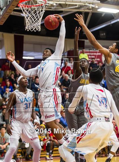 Thumbnail 1 in Villa Angela-St. Joseph vs. Oak Hill Academy (Spalding HoopHall Classic) photogallery.
