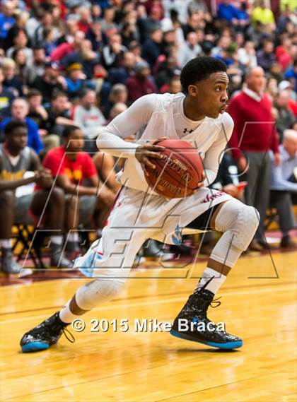 Thumbnail 1 in Villa Angela-St. Joseph vs. Oak Hill Academy (Spalding HoopHall Classic) photogallery.