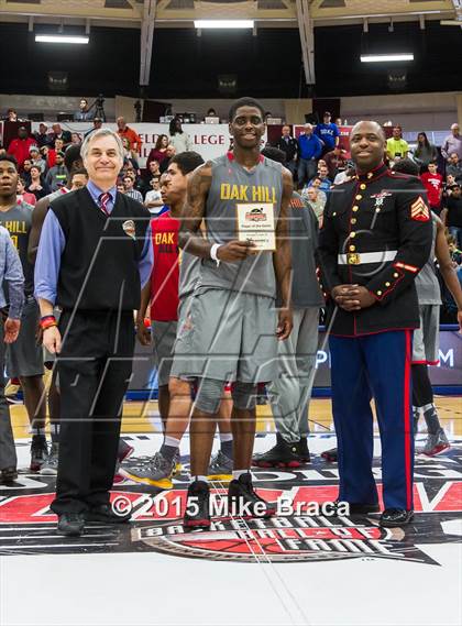 Thumbnail 1 in Villa Angela-St. Joseph vs. Oak Hill Academy (Spalding HoopHall Classic) photogallery.