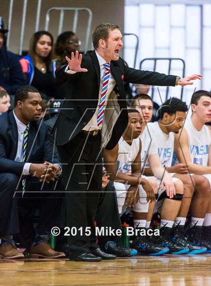 Thumbnail 1 in Villa Angela-St. Joseph vs. Oak Hill Academy (Spalding HoopHall Classic) photogallery.