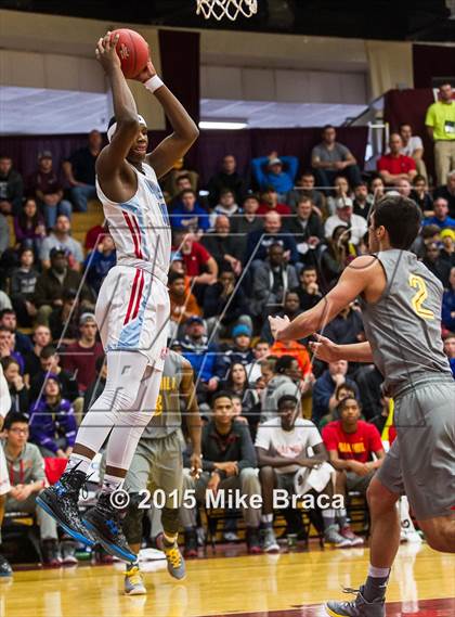Thumbnail 3 in Villa Angela-St. Joseph vs. Oak Hill Academy (Spalding HoopHall Classic) photogallery.