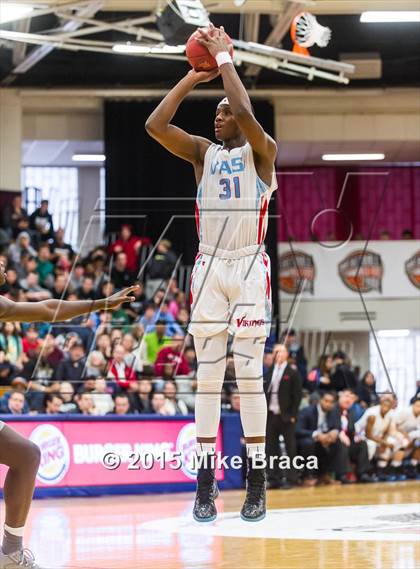 Thumbnail 2 in Villa Angela-St. Joseph vs. Oak Hill Academy (Spalding HoopHall Classic) photogallery.