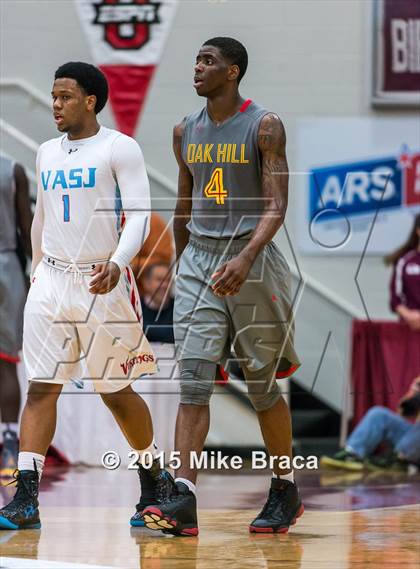 Thumbnail 3 in Villa Angela-St. Joseph vs. Oak Hill Academy (Spalding HoopHall Classic) photogallery.