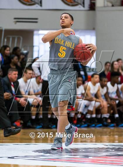 Thumbnail 2 in Villa Angela-St. Joseph vs. Oak Hill Academy (Spalding HoopHall Classic) photogallery.