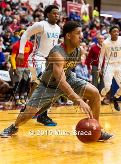 Thumbnail 1 in Villa Angela-St. Joseph vs. Oak Hill Academy (Spalding HoopHall Classic) photogallery.