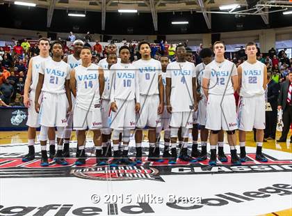 Thumbnail 1 in Villa Angela-St. Joseph vs. Oak Hill Academy (Spalding HoopHall Classic) photogallery.