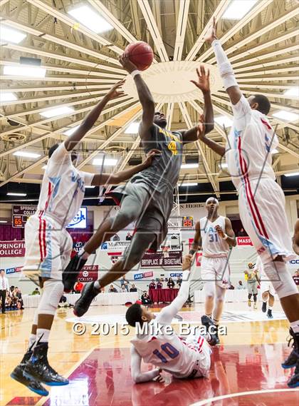 Thumbnail 1 in Villa Angela-St. Joseph vs. Oak Hill Academy (Spalding HoopHall Classic) photogallery.
