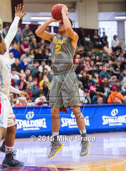 Thumbnail 1 in Villa Angela-St. Joseph vs. Oak Hill Academy (Spalding HoopHall Classic) photogallery.