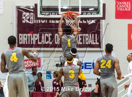 Thumbnail 1 in Villa Angela-St. Joseph vs. Oak Hill Academy (Spalding HoopHall Classic) photogallery.