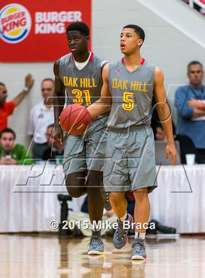 Thumbnail 1 in Villa Angela-St. Joseph vs. Oak Hill Academy (Spalding HoopHall Classic) photogallery.
