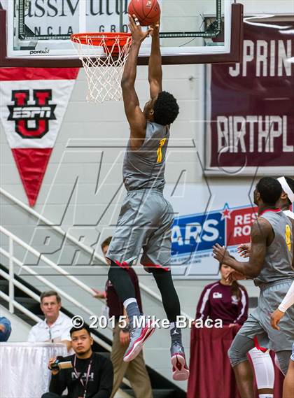 Thumbnail 1 in Villa Angela-St. Joseph vs. Oak Hill Academy (Spalding HoopHall Classic) photogallery.