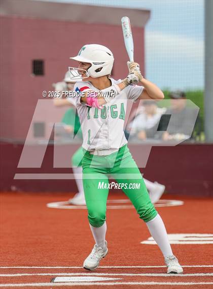 Thumbnail 2 in Tioga vs. Wolfe City (UIL 2A Bi-District Playoff) photogallery.