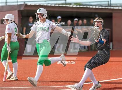 Thumbnail 2 in Tioga vs. Wolfe City (UIL 2A Bi-District Playoff) photogallery.
