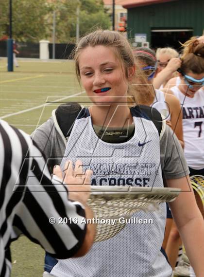 Thumbnail 2 in Newport Harbor vs St. Margaret's (CIF SS Playoff) photogallery.