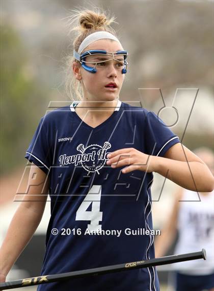 Thumbnail 3 in Newport Harbor vs St. Margaret's (CIF SS Playoff) photogallery.