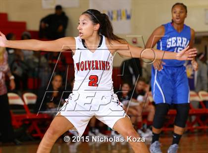 Thumbnail 3 in Serra vs. Harvard-Westlake (Battle at the Beach Classic) photogallery.