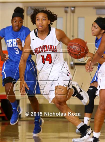 Thumbnail 1 in Serra vs. Harvard-Westlake (Battle at the Beach Classic) photogallery.