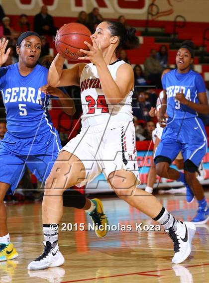 Thumbnail 3 in Serra vs. Harvard-Westlake (Battle at the Beach Classic) photogallery.