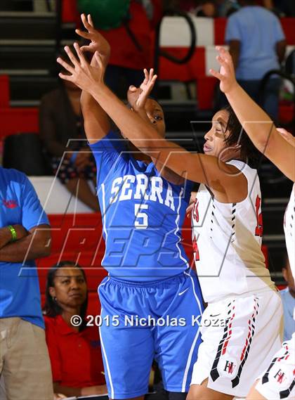Thumbnail 2 in Serra vs. Harvard-Westlake (Battle at the Beach Classic) photogallery.