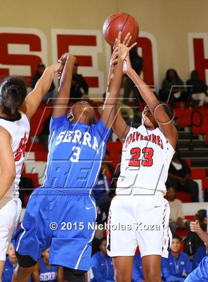 Thumbnail 1 in Serra vs. Harvard-Westlake (Battle at the Beach Classic) photogallery.