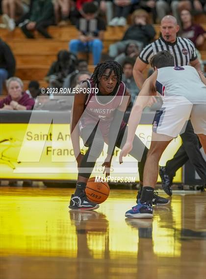 Thumbnail 2 in Smithtown West vs Kingston (Long Island Holiday Invitational) photogallery.