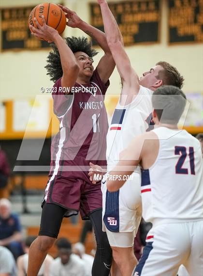 Thumbnail 2 in Smithtown West vs Kingston (Long Island Holiday Invitational) photogallery.
