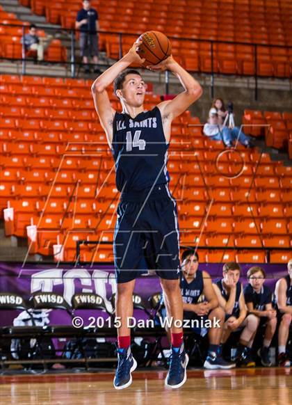 Thumbnail 1 in Brewer vs. All Saints (DFW Basketball Challenge) photogallery.