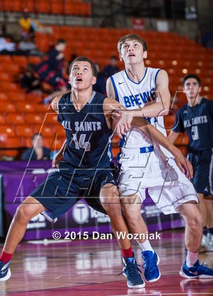 Thumbnail 2 in Brewer vs. All Saints (DFW Basketball Challenge) photogallery.