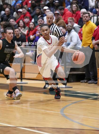 Thumbnail 2 in Brentwood vs Bellport (NYSPHSAA Section XI Class AA Semifinal)  photogallery.