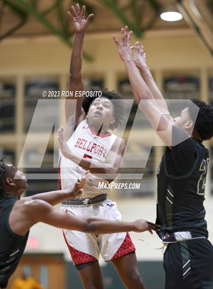 Thumbnail 3 in Brentwood vs Bellport (NYSPHSAA Section XI Class AA Semifinal)  photogallery.