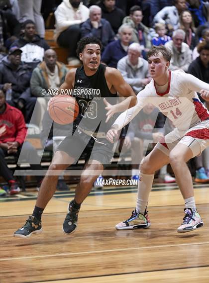 Thumbnail 3 in Brentwood vs Bellport (NYSPHSAA Section XI Class AA Semifinal)  photogallery.